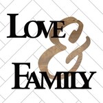 Young Incorporated Wood Love & Family Wall Plaque