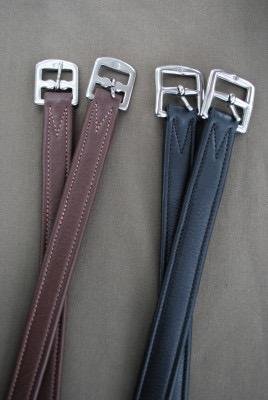 Red Barn Kl Select Stirrup Leathers 1 Black Calabasas Saddlery