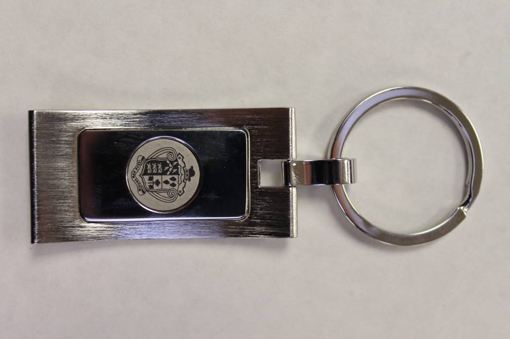 Key Ring - Crested Surved