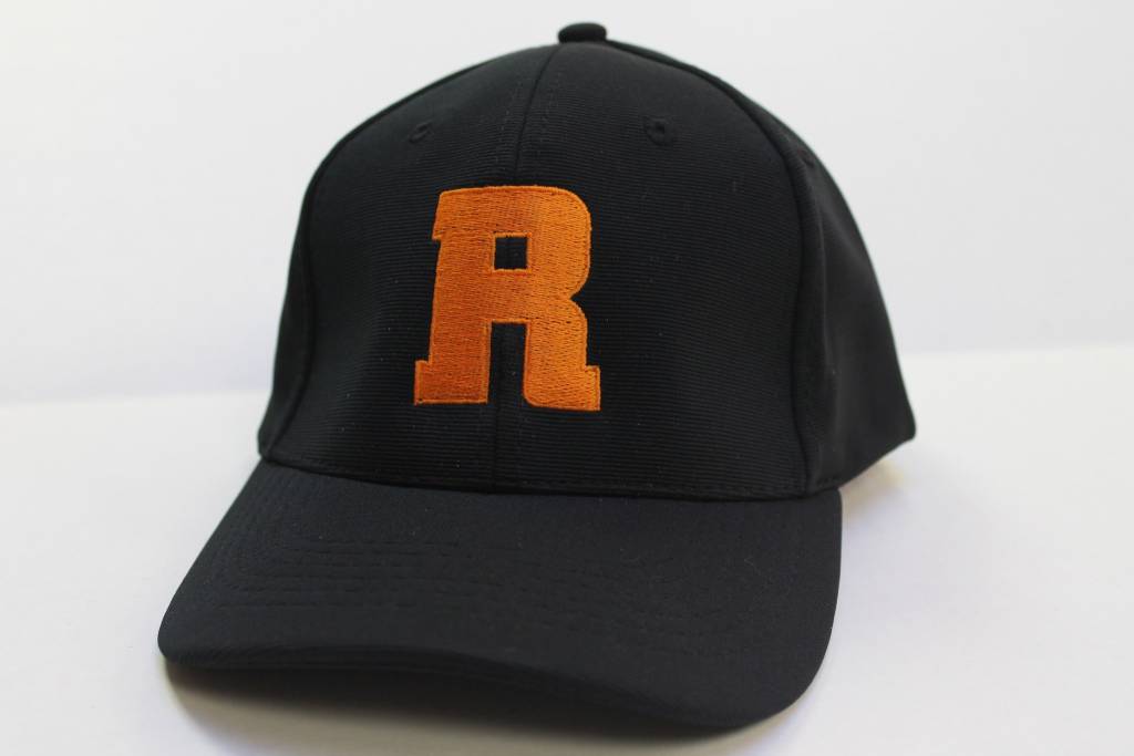 Ball Cap with Orange R