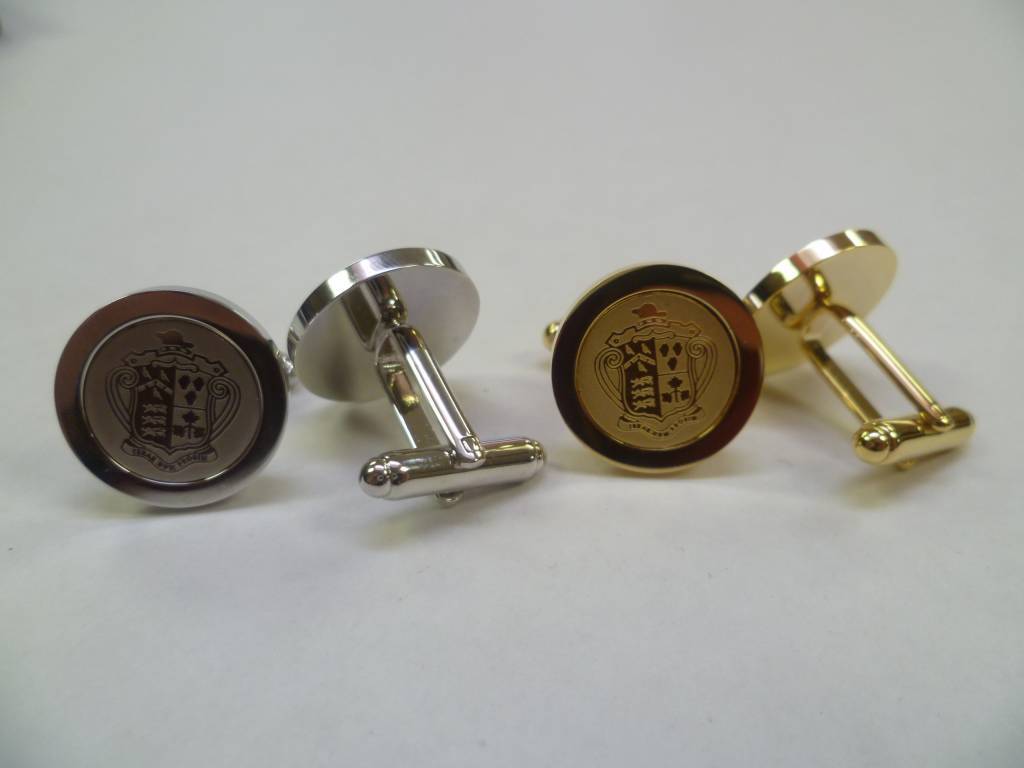 Cuff Links - Crested