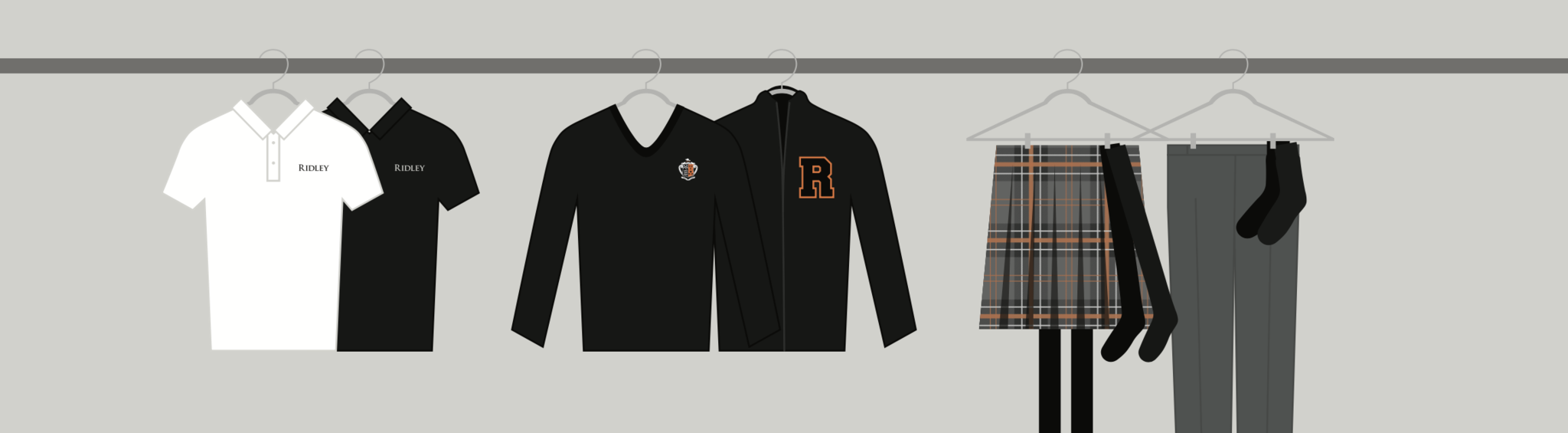 Uniform worn by students in Grades 7 & 8.