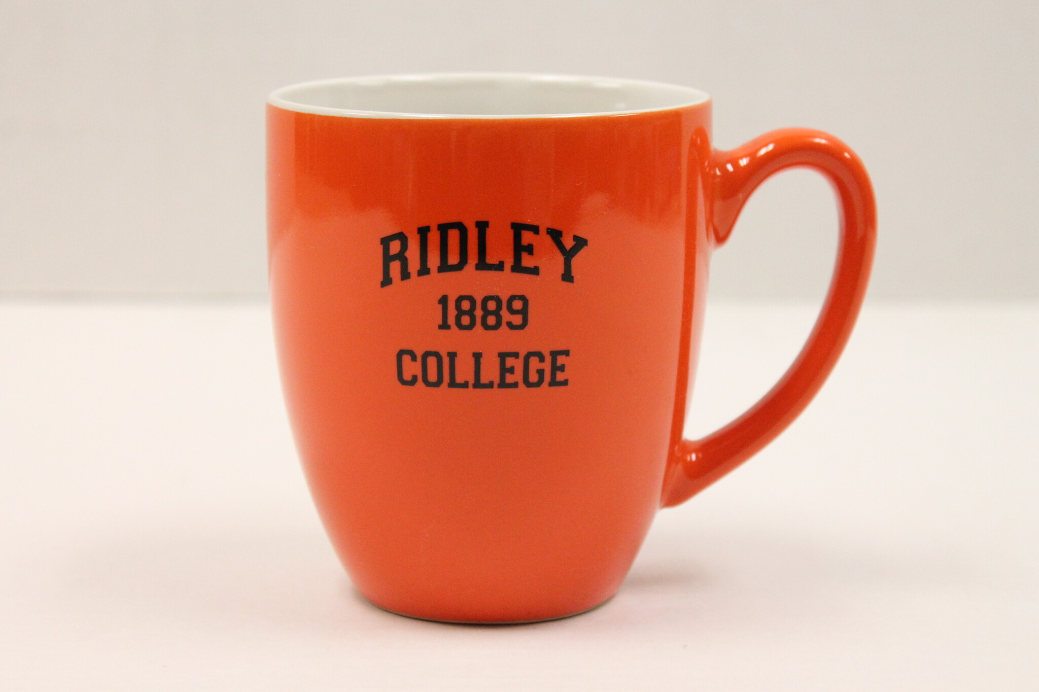 Orange & White Mug - "Ridley 1889"