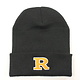 Black Beanie - Embroidered "R" (Adult Sizing)