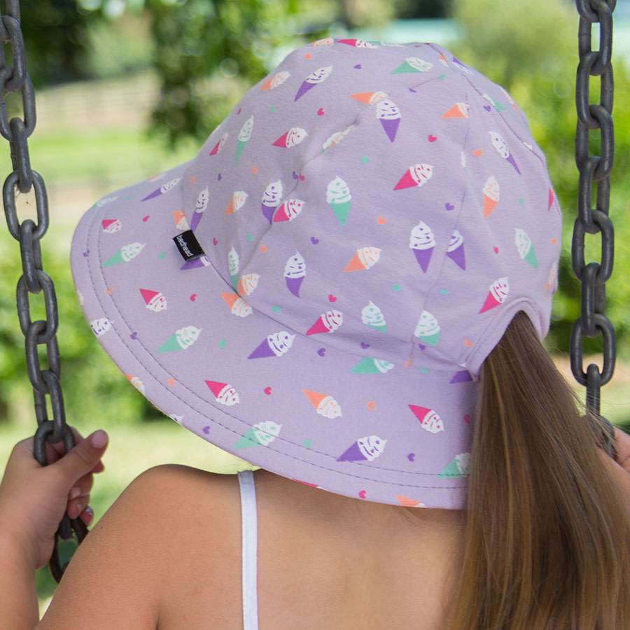 girls cream hat