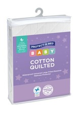 Protect-A-Bed Protect-A-Bed® Cotton Quilted Bassinet Mattress Protector, Fitted (Large)
