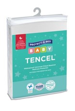 Protect-A-Bed Protect-A-Bed® Tencel® Bassinet Mattress Protector, Fitted (Large) 81 x 40 cm (+14cm depth)