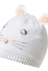 Millymook Millymook Baby Girls Beanie Bunny White S (0-12m)