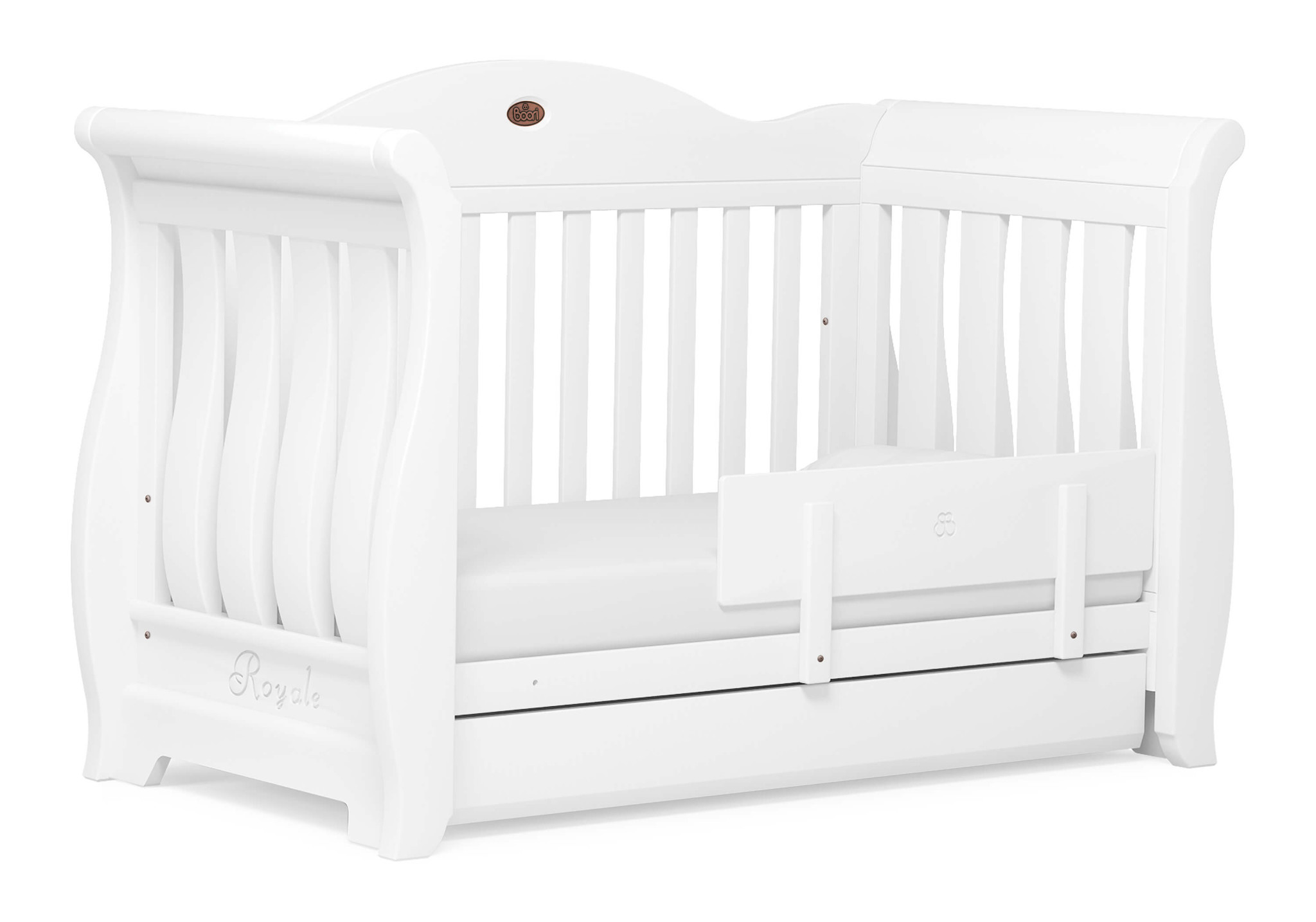Boori Sleigh Royale Cot Bed Sweet Lullabies