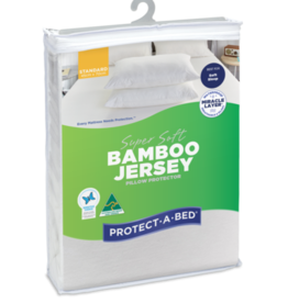 Protect-A-Bed Protect-A-Bed Bamboo Jersey Fitted Waterproof Pillow Protector Standard (48x73cm)