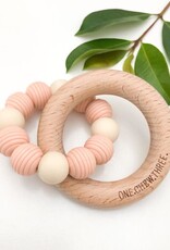 OneChewThree OneChewThree Beehive Silicone and Beech Wood Teether