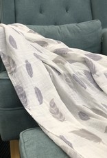 Spotty Giraffe Spotty Giraffe 120 x 120 2ply cotton Muslin Feather