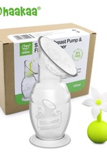 Haakaa Haakaa 150ml Generation 2 Silicone Breast Pump & White Flower Stopper Gift Box