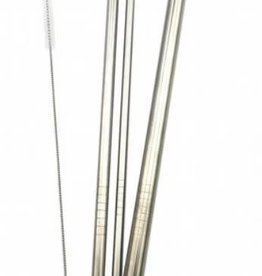 Haakaa Haakaa Stainless Steel Straw - Curved- Pack of 3