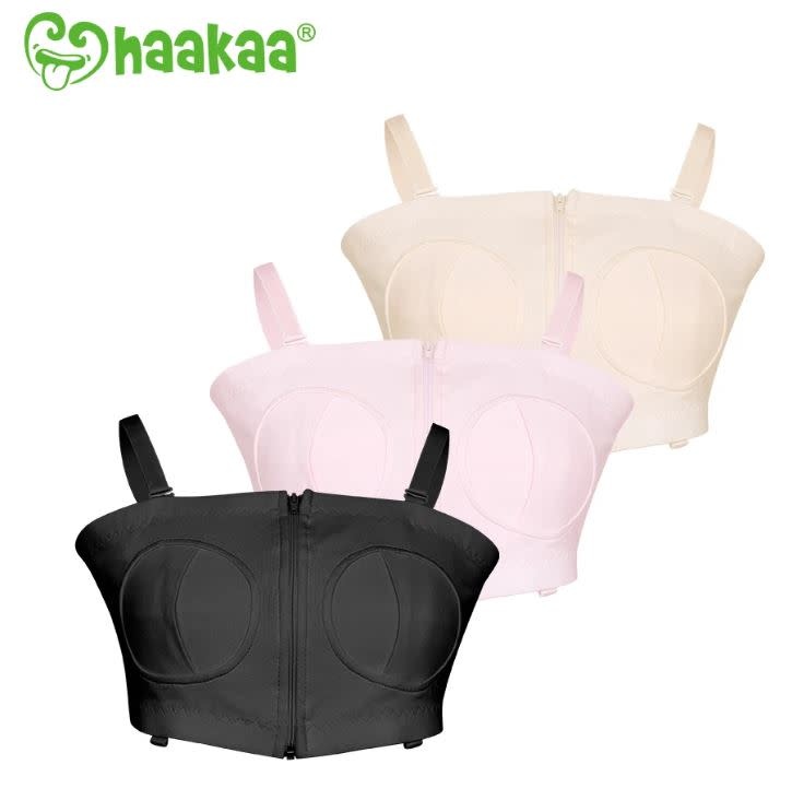 Haakaa Hands-Free Breast Pump Bra Black - Sweet Lullabies