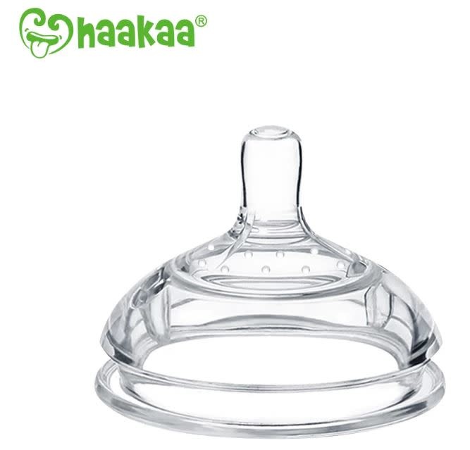 Haakaa Haakaa Generation 3 Silicone Bottle Anti-Colic Nipple- Pack of 2