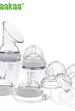 Haakaa Haakaa Generation 3 Premium Silicone Breast Pump and Baby Bottle Pack