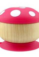 Haakaa Haakaa Wooden Mushroom Bowl with Suction Base