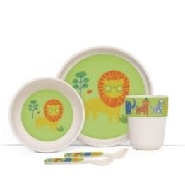 Penny Scallan Penny Scallan Bamboo Meal Time Set with Cutlery