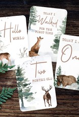 Joseph Prints Joseph Prints Winter Deer Baby Milestone Cards