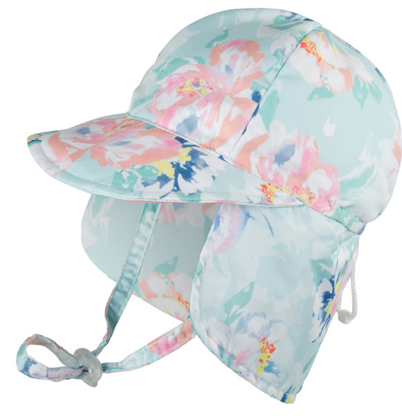 Millymook Millymook Baby Girls Legionnaire Peony Mint