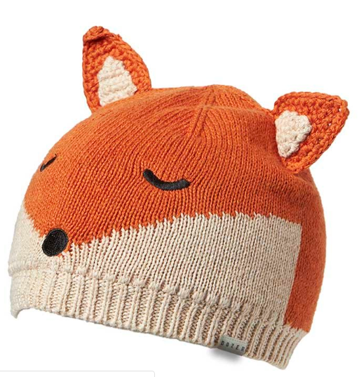 Dozer Dozer Baby Boys Beanie Fox Rust