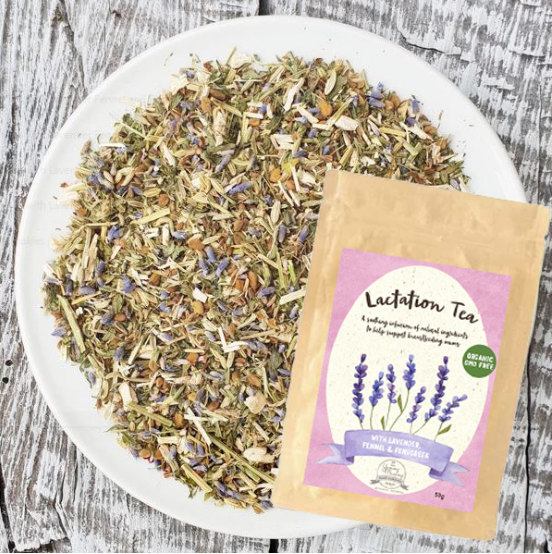 The Yummy Mummy Food Company Lactation Tea with Lavender, Fennel & Fenugreek