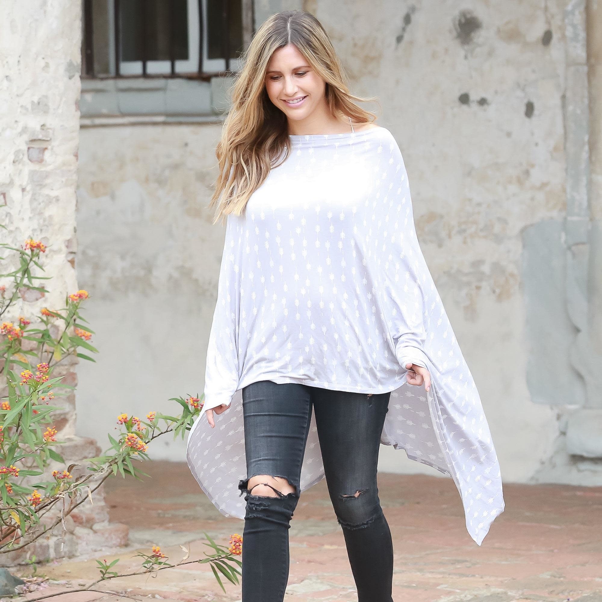 peanut shell nursing poncho