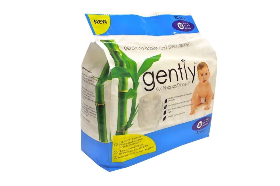 Gently Gently Eco Nappies - Medium 24 Pack