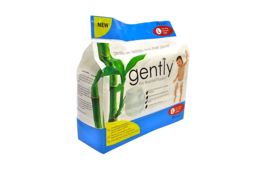 Gently Gently Eco Nappies - Large 22 Pack