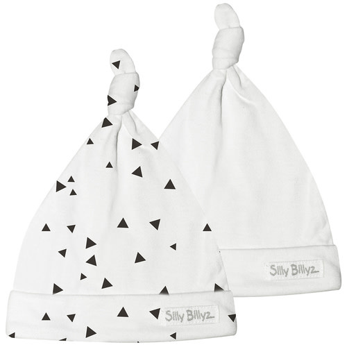 Silly Billyz Silly Billyz Jersey Baby Hats 2pk