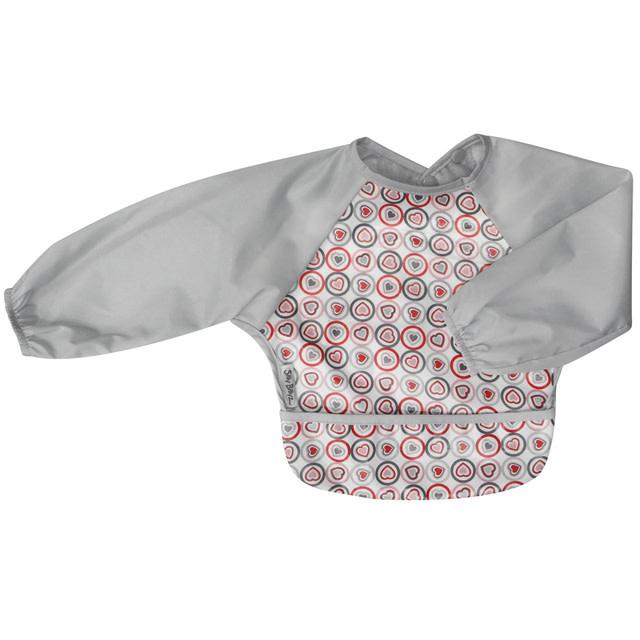 Silly Billyz Silly Billyz Wipe Clean Small Long Sleeved Bib With Pocket