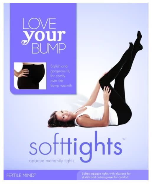 Love Your Bump Love Your Bump Maternity Tights - Black