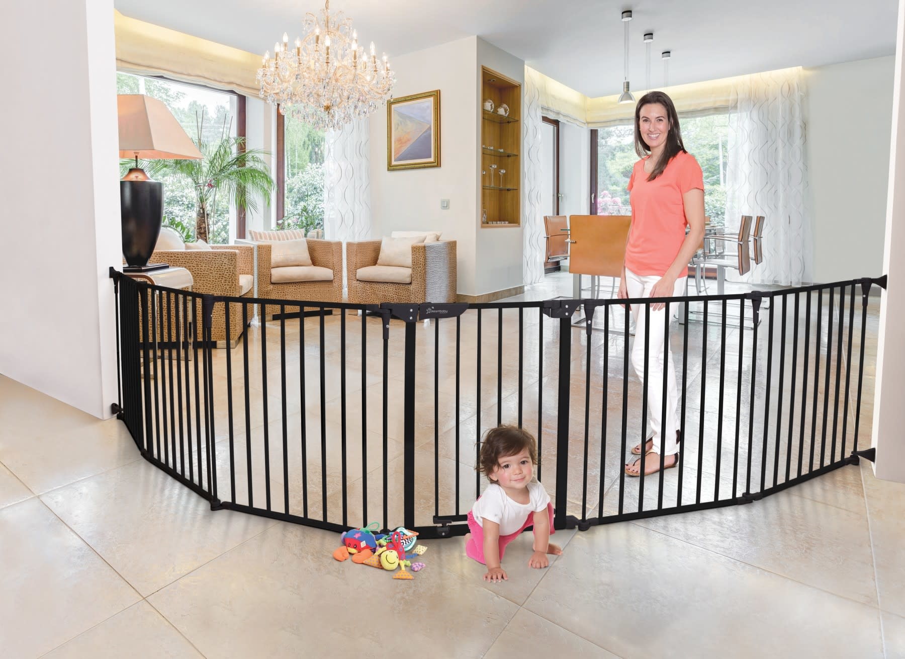 Dreambaby Dreambaby Royale 3-in-1 Converta Play-Pen Gate - Black