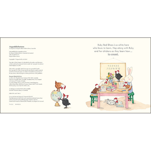 Affirmation Publishing Affirmations Publishing Ruby Red Shoes - Counting Book