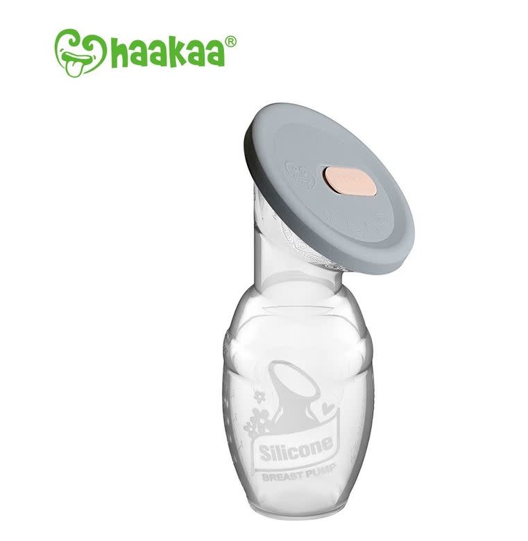 Haakaa Haakaa 100ml Generation 1 Silicone Breast Pump (Non-Suction Base) and Silicone Cap Gift Box
