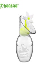 Haakaa Haakaa 100ml Generation 1 Silicone Breast Pump (Non-Suction Base) & White Flower Stopper Gift Box
