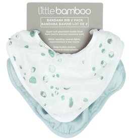 Little Bamboo Little Bamboo Muslin Bib 2Pk