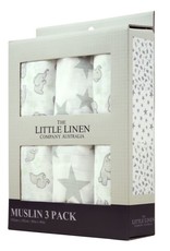 Little Linen Little Linen Muslin 3 Pack Prints