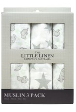 Little Linen Little Linen Muslin 3 Pack Prints