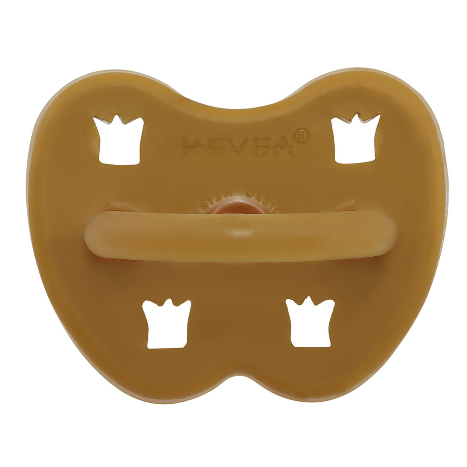 Hevea Hevea - Colour Pacifier - Round - Turmeric - 3 to 36 months
