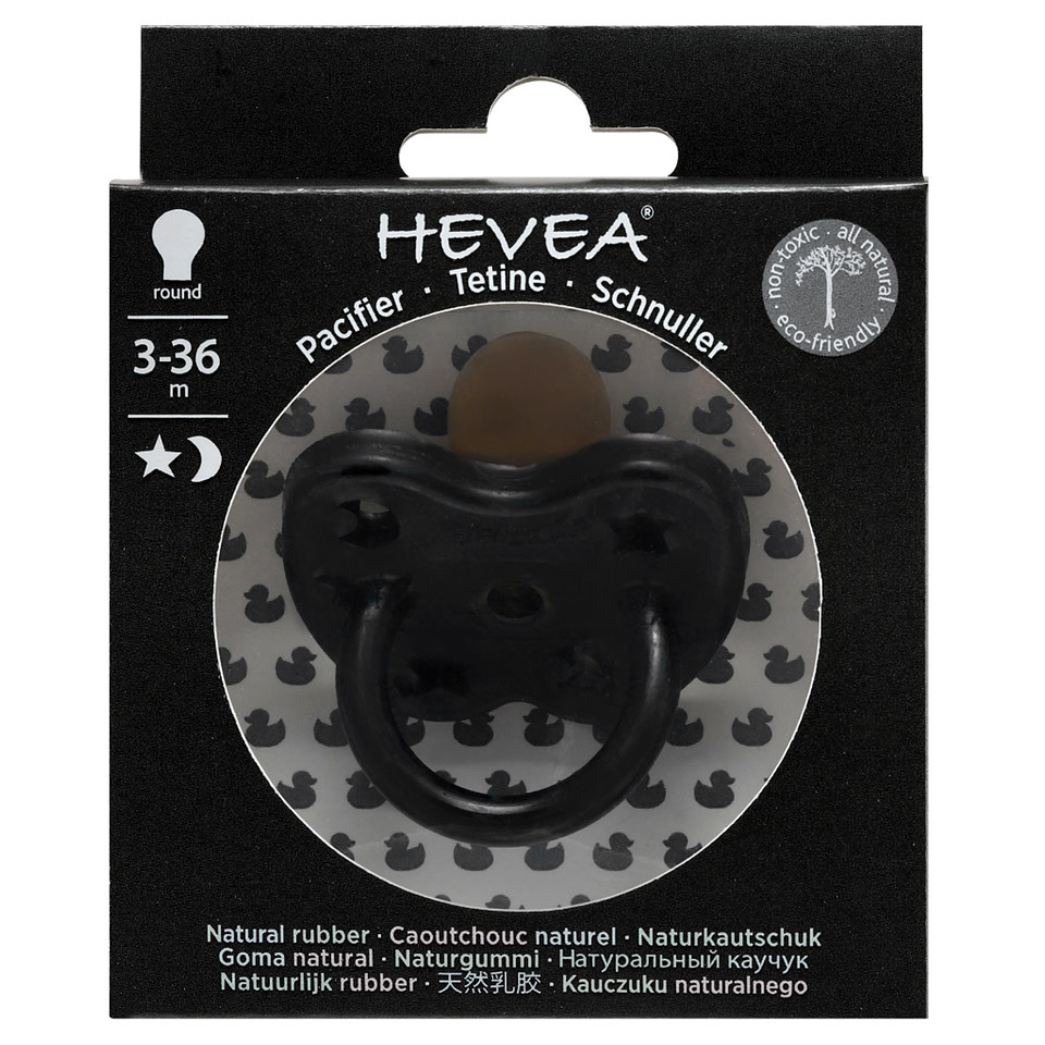 Hevea Hevea - Colour Pacifier - Round - Outer Space - 3 to 36 months