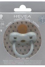 Hevea Hevea - Colour Pacifier - Round - Gorgeous Grey - 3 to 36 months