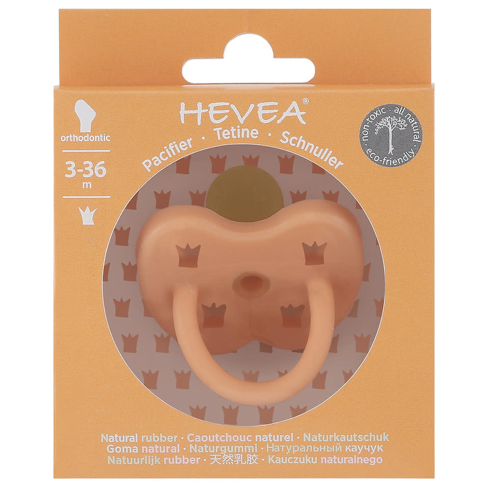 Hevea Hevea - Colour Pacifier - Orthodontic - Cantaloupe