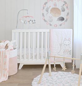 Lolli Living Lolli Living Forest Friends 4-piece Nursery set (Contains: Quilt, fitted sheet x 2, pillowcase)