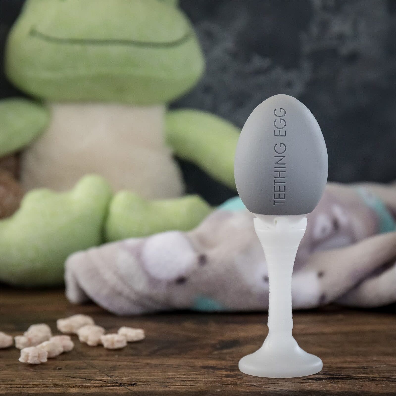teething egg stick