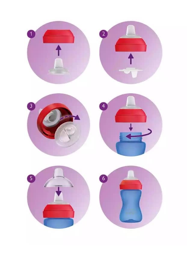 Avent Avent Sft Spout Cup Sgl Mixed