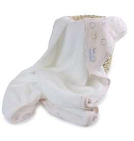 Bubba Blue Bubba Blue Pink Bloom Hooded Towel