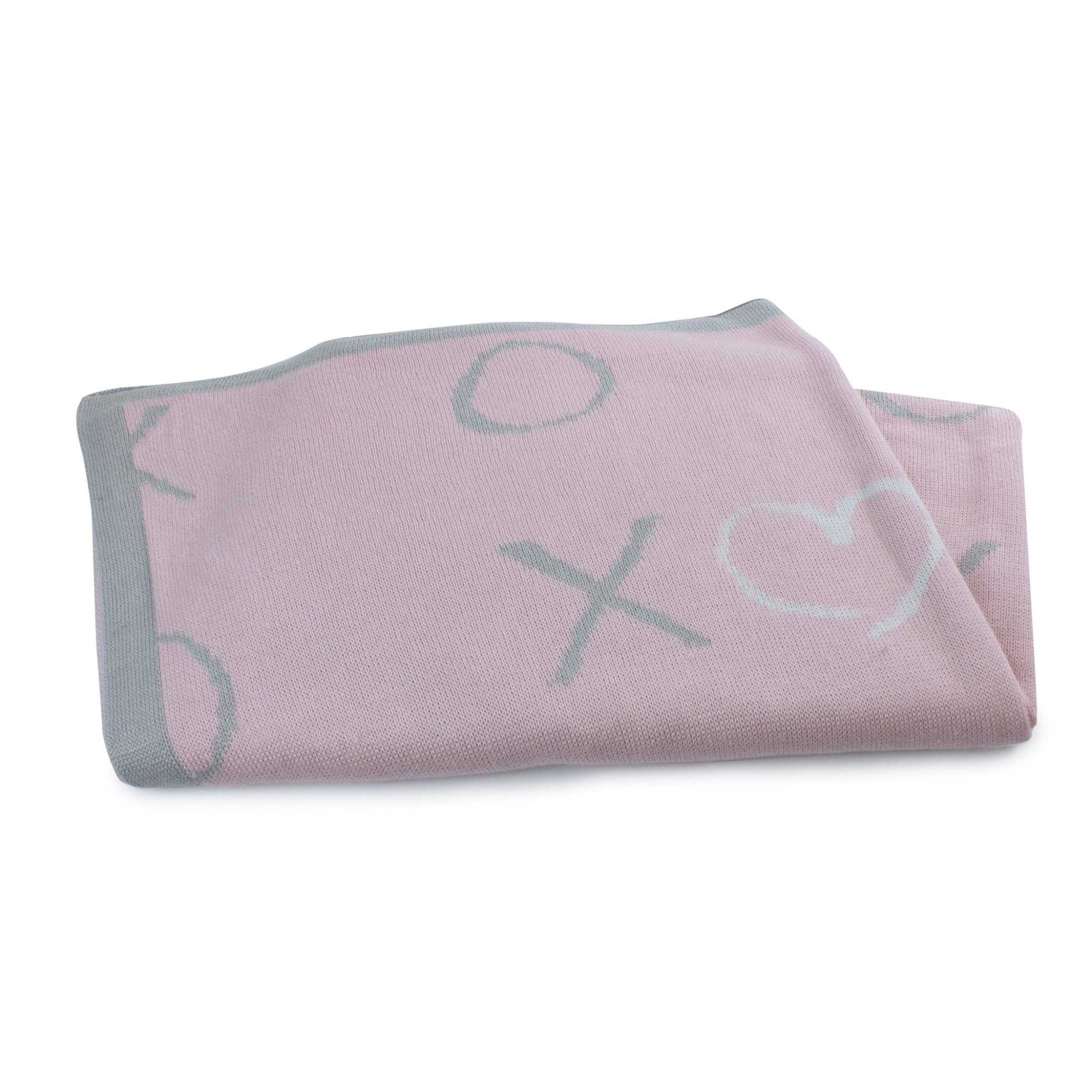 Bubba Blue Bubba Blue Pink Bloom Bamboo Knit Blanket