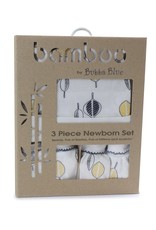 Bubba Blue Bubba Blue Night Sky Bamboo 3 PC Layette Set